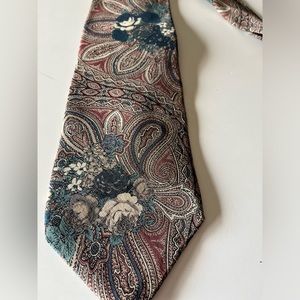 Kenneth Robert silk paisley floral tie‎